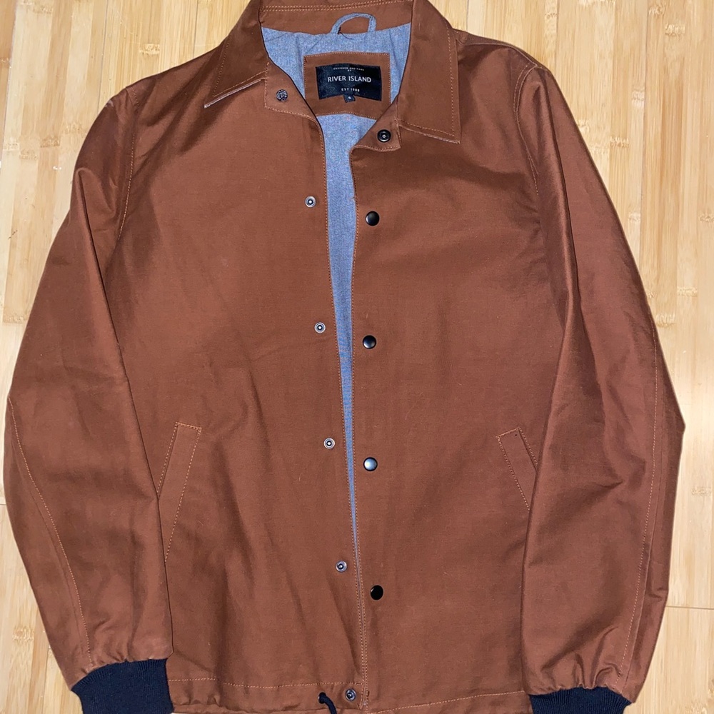 Mens River Island slim fit Coaches Jacket
